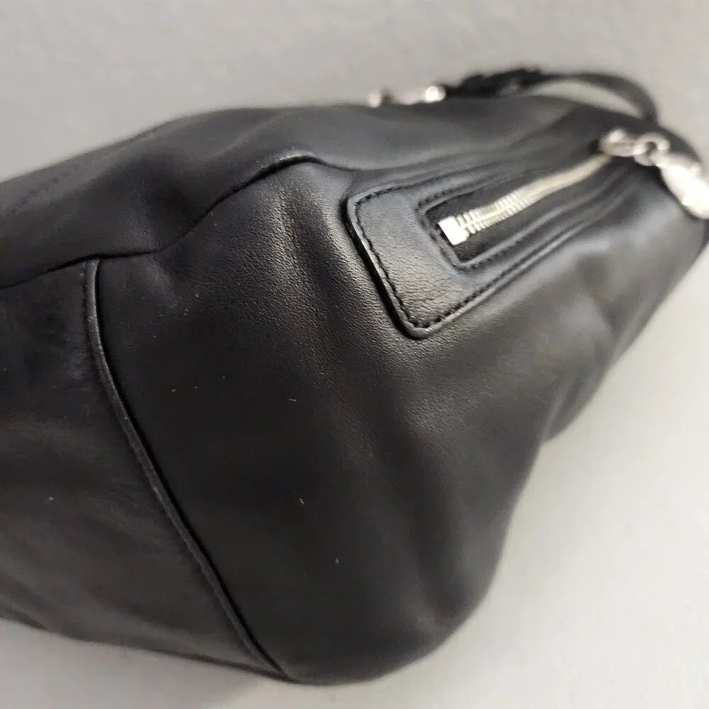 Like New Coach Gallery Y2k Black Leather Satchel Tote Bag Purse